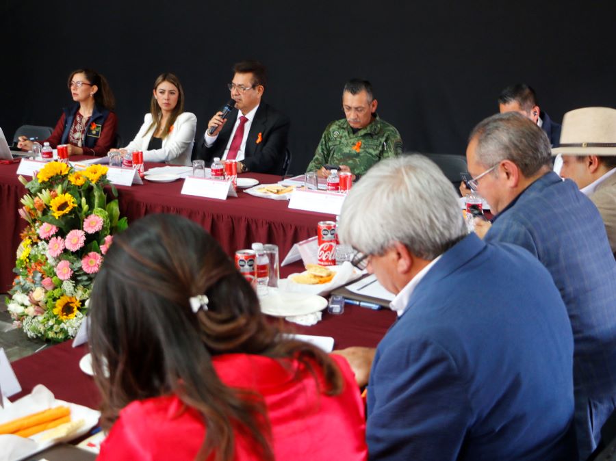 Reunión de Coordinación para la Construcción de Paz y Seguridad Estatal Región Tepeapulco
