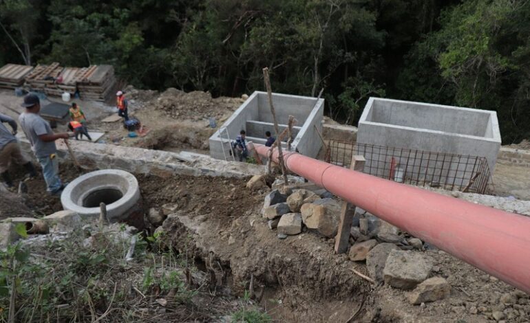 SOPOT Construye Drenaje y Planta de Tratamiento de Aguas Residuales en Mangocuatitla