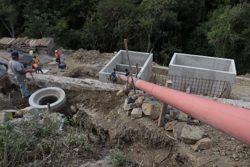 SOPOT Construye Drenaje y Planta de Tratamiento de Aguas Residuales en Mangocuatitla