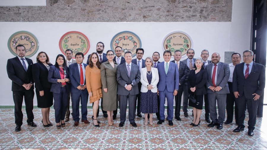 Gobernador Encabezó Un Encuentro Entre Integrantes De La Administración Estatal Con Magistradas, Magistrados Y Jueces Federales