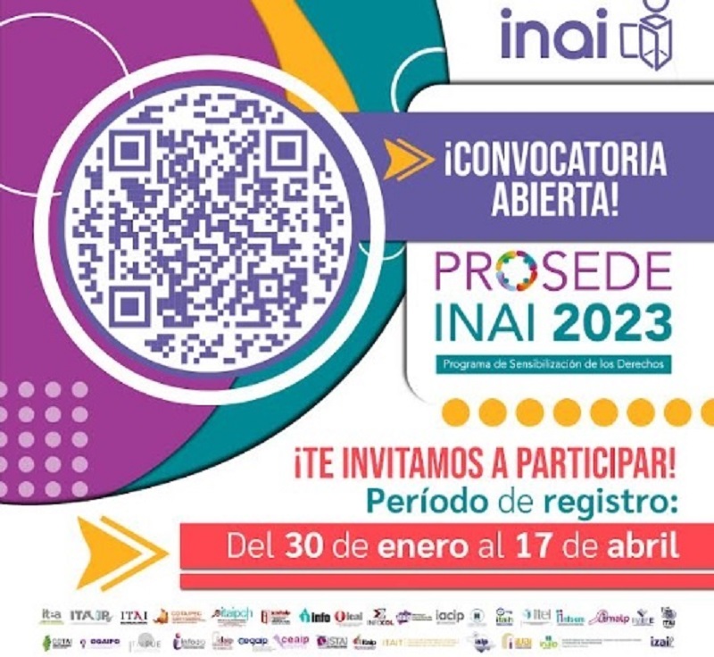 ITAIH Invita a Organizaciones de la Sociedad Civil a Participar en el “PROSEDE INAI 2023”.