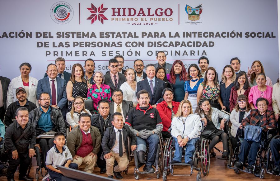 Instala Menchaca Salazar Sistema Estatal para la Integración Social de las Personas con Discapacidad