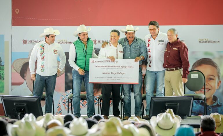 ¡Arrancan Rutas de la Transformación!, Menchaca Salazar Anuncia Apoyos y Obras en Alfajayucan