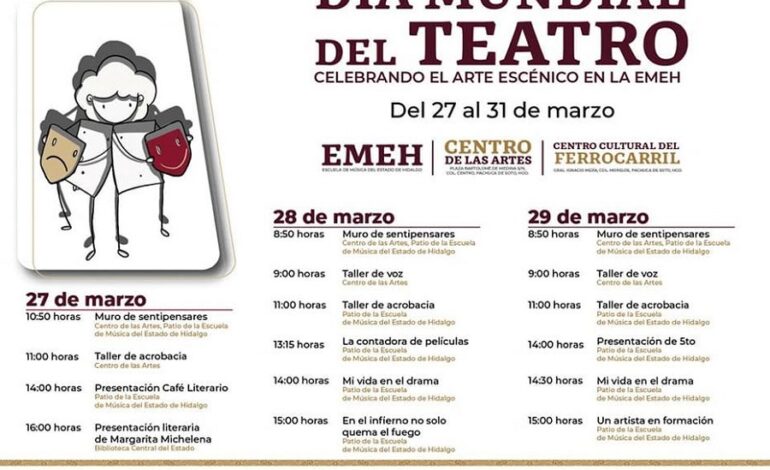 Tendrá EMEH Programa de Actividades Por el “Día Mundial Del Teatro”