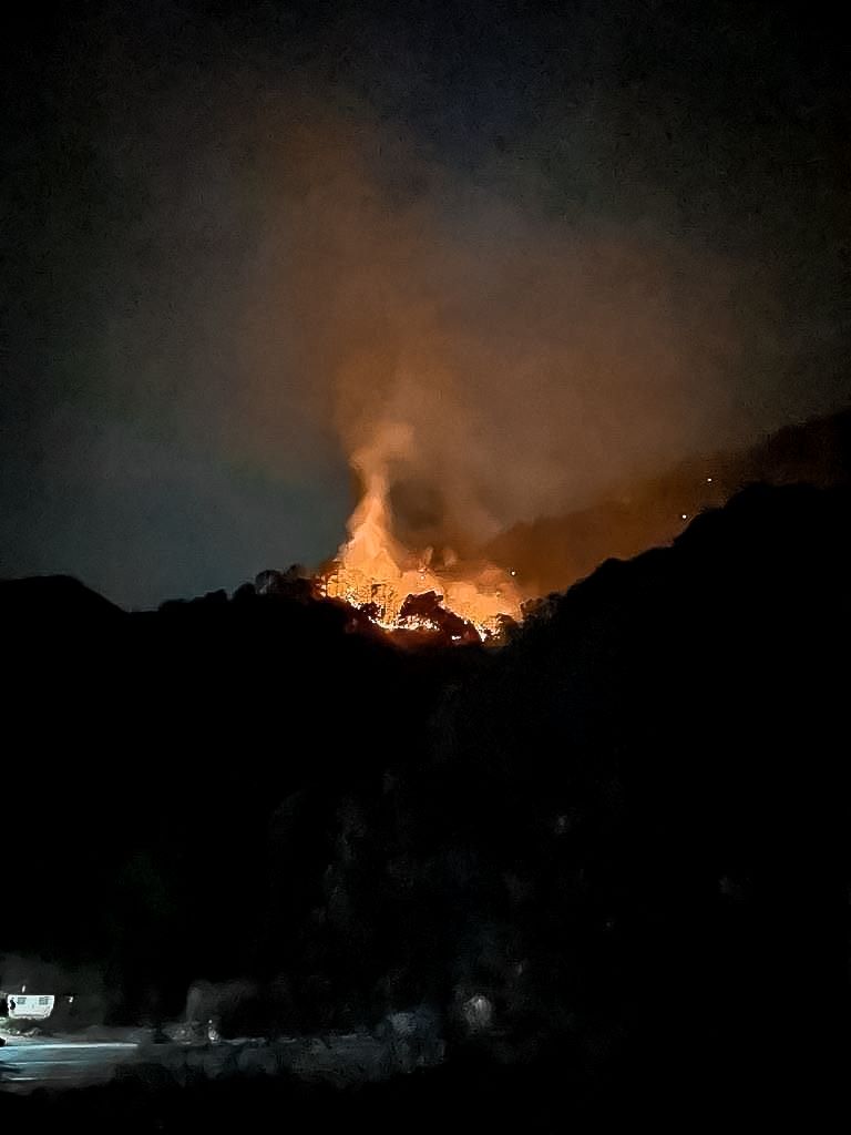 Actualización del Estado Que Guarda El Incendio en el Parque Nacional Los Mármoles, en el municipio de Zimapán: