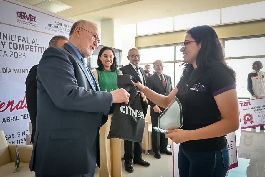 Participó CITNOVA en la entrega del Premio al Emprendimiento  y Competitividad, Tizayuca 2023