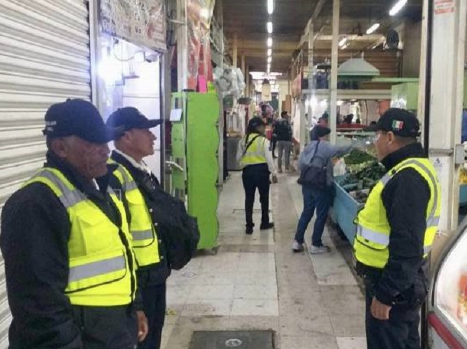 La Alcaldia de Pachuca Opera Operativos, Mercado Seguro, Cajero Seguro, Compra Segura, y Paradero Seguro