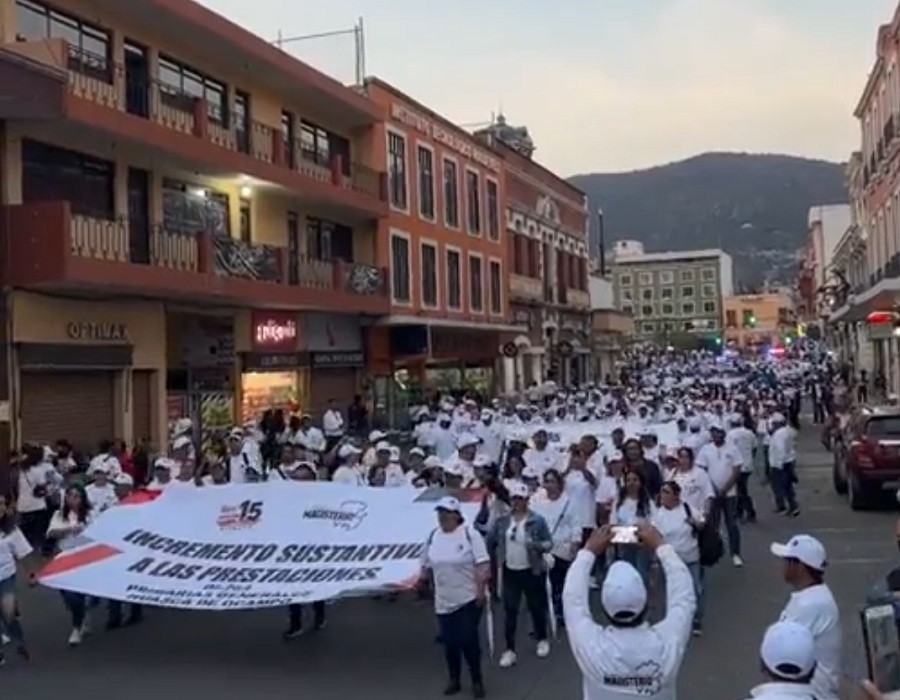 Demanda la Sección XV del SNTE: Incremento Salarial y Modificaciones a la Unidad del Sistema Para la Carrera de las Maestras y Maestros.