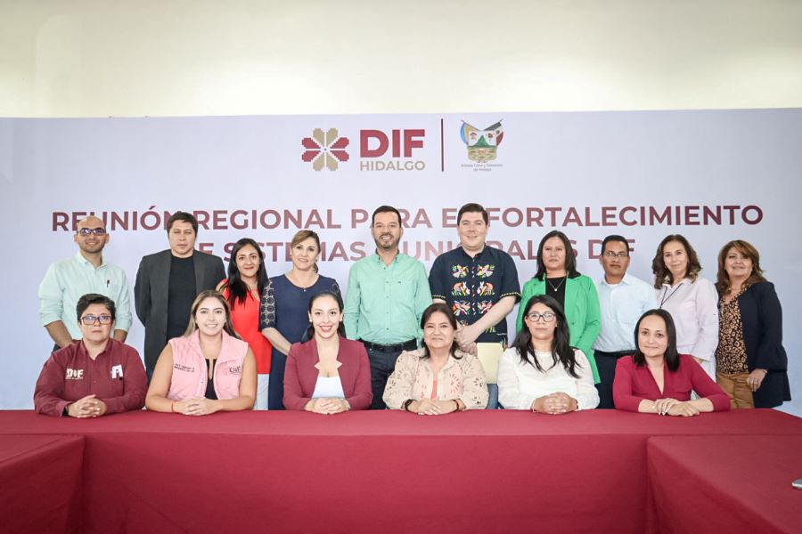Edda Vite Invita a los SMDIF de la Región 6 a Trabajar por un Hidalgo Fuerte y en Desarrollo