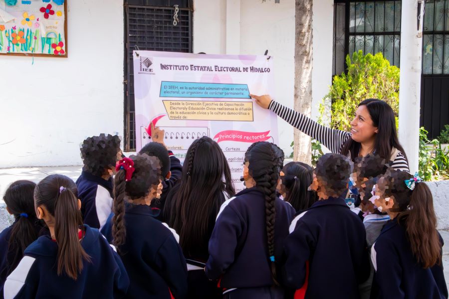 IEEH Imparte “Taller para la Construcción de Paz y Democracia” a 315 Niñas y Niños