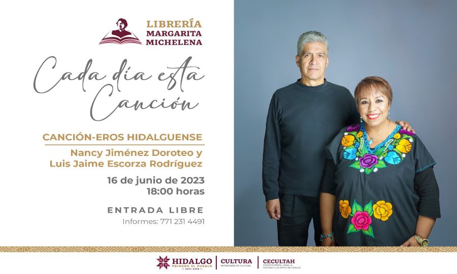 Llega Canción-Eros Hidalguenses a la Librería Margarita Michelena