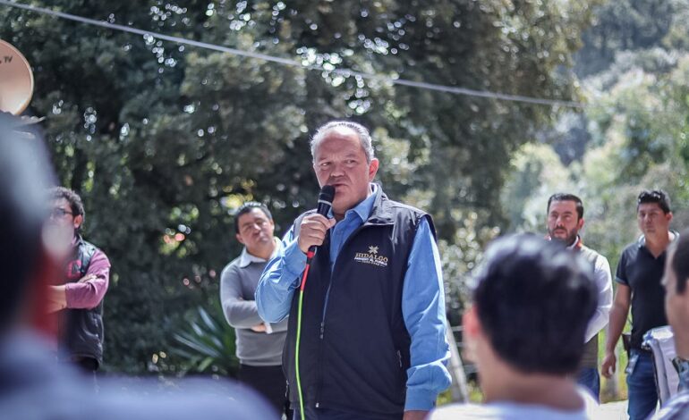 SIPDUS da Banderazo A Camino Empedrado Y Anuncia 2 Obras Más en Pueblo Mágico