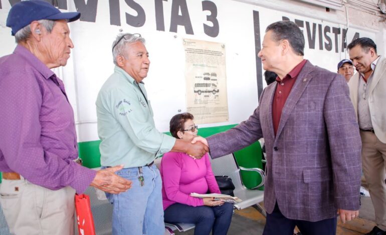 Supervisa Menchaca Salazar la Atención que se Brinda a Concesionarios de Transporte