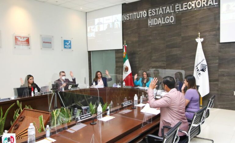 Aprueba IEEH Aviso de Intención de Una Organización Para Constituirse Como Partido Político