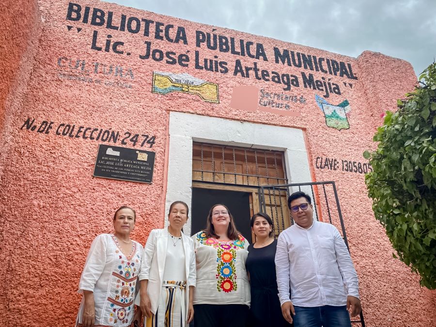 Biblioteca Regional de Actopan Resguarda Obra de Muralistas Locales e Internacionales