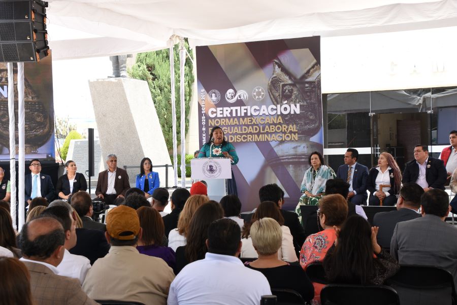 La LXV Legislatura Recibió la Certificación en la Norma Mexicana NMX-R-025-SCFI-2015 en Igualdad Laboral y No Discriminación.