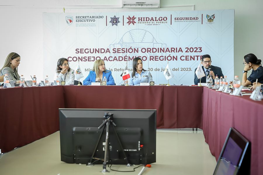 Reunión Regional de Academias e Institutos de Formación Policial en Hidalgo