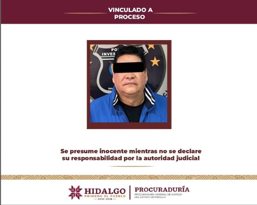 Obtiene PGJEH Vinculación a Proceso Para Una Persona de Iniciales V. M. L. C., por Negociaciones Indebidas