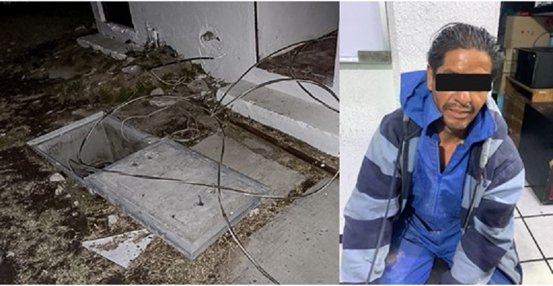 Policía Hídrica Detecta en Flagrancia Robo de Cable.