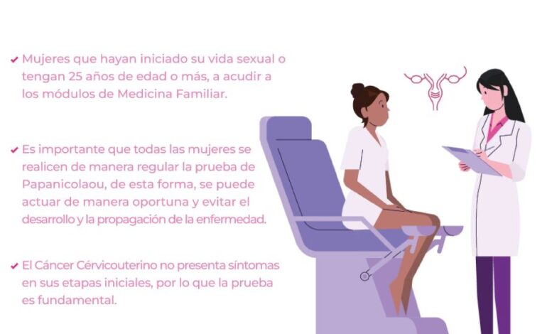 Promueve IMSS Hidalgo Prevención de Cáncer Cervicouterino, a Través de Chequeo PrevenIMSS