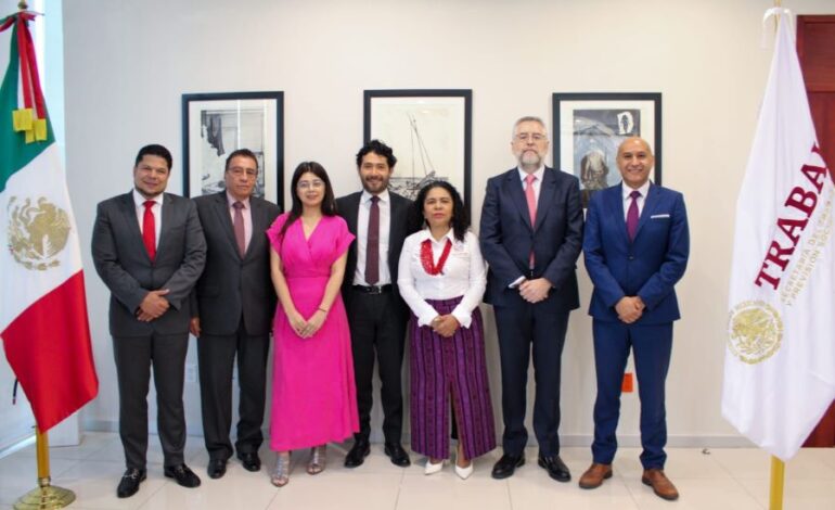 Acuerdan Secretarías del Trabajo Federal y de Tlaxcala, Oaxaca, Puebla, Hidalgo y Veracruz acciones conjuntas de inspección