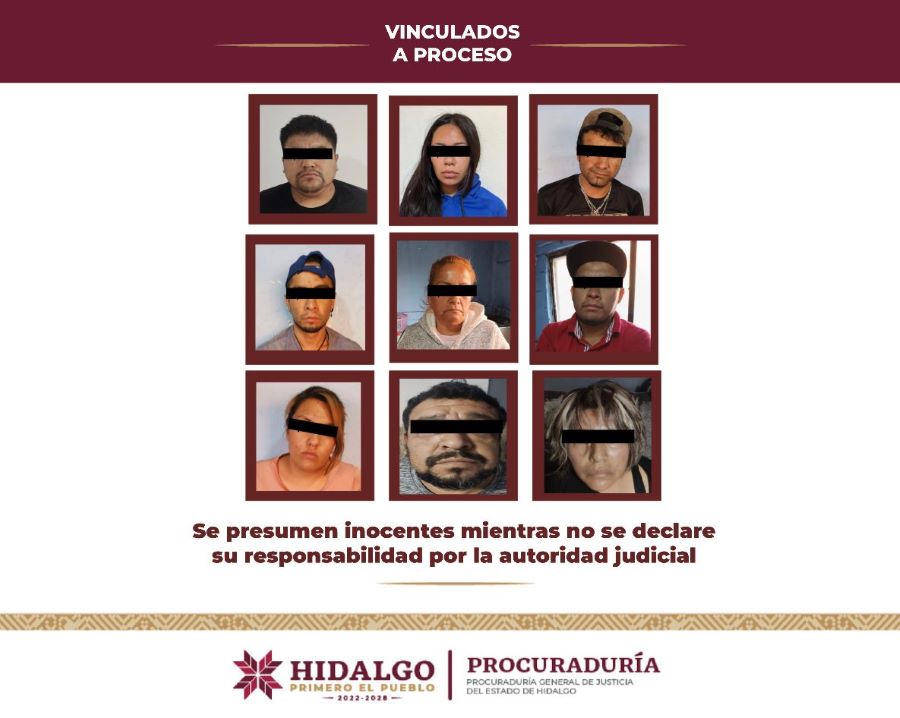 Vinculación a Proceso a Nueve Personas Por Narcomenudeo, Cuatro de Ellas Por Delito del Fuero Federal.