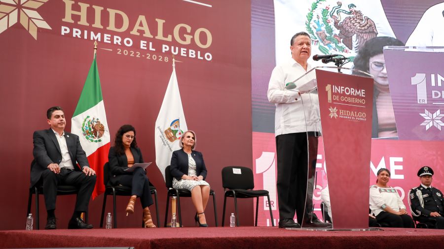 “Nos propusimos transformar a Hidalgo y después de un año, sentamos las bases de una nueva forma de gobernar”: JMS