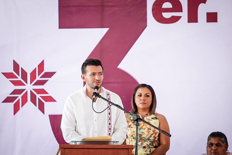 Asiste titular de la Unidad de Planeación y Prospectiva al Tercer Informe del Ayuntamiento de Chilcuautla