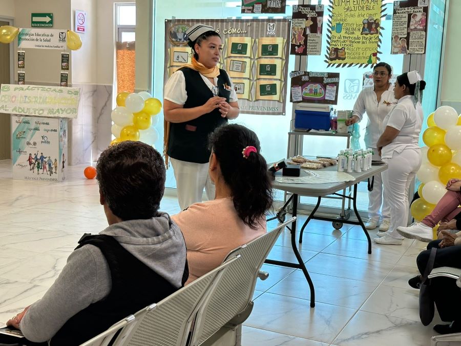 Realiza IMSS Hidalgo Talleres Para El Cuidado de la Salud a Personas Mayores en UMF 18 de Tizayuca