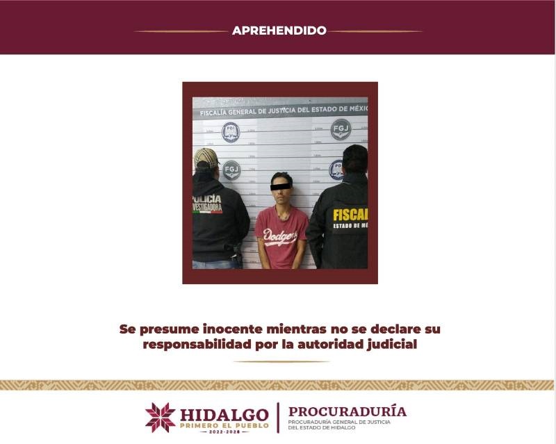 Caé Otro Extorsionador de Tizayuca y ya Suman 9 Delicuentes en PrisiónCaé Otro Extorsionador de Tizayuca y ya Suman 9 Delicuentes en Prisión