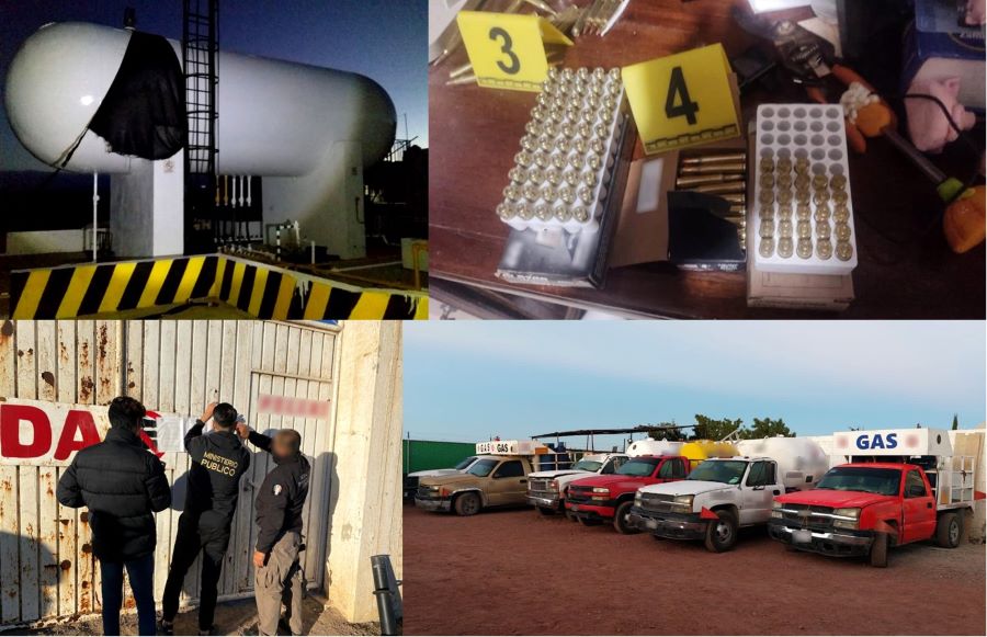 FGR Asegura en Cateos 130 Mil Kilos de Gas LP