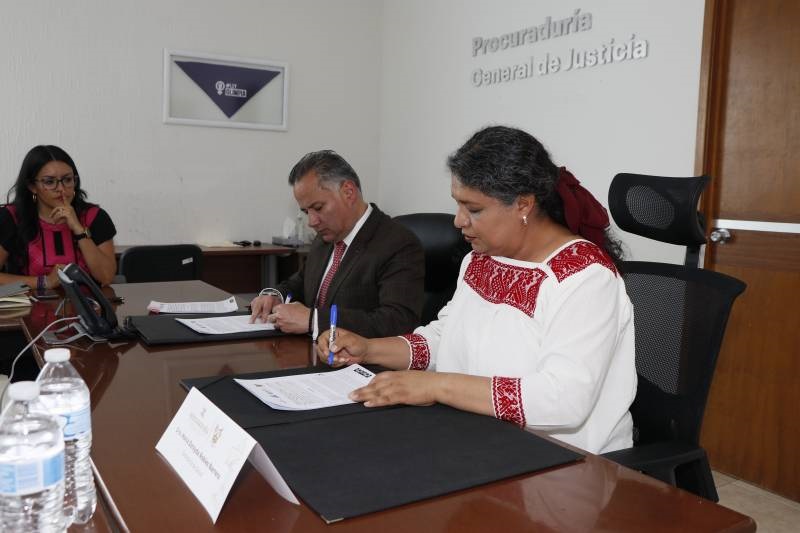 Firman Convenio la SSH y la PGJEH Para la Atención a Víctimas de Acuerdo al Protocolo de Estambul