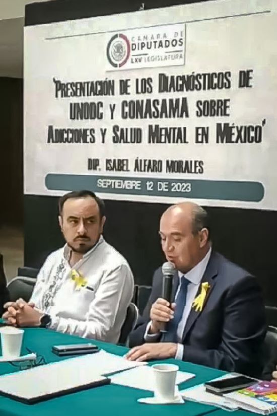 Hidalgo, Presente en la Develación de Diagnósticos Sobre Adicciones y Salud Mental en México