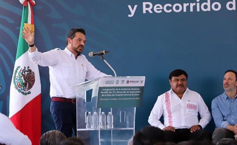 Inauguran Zoé Robledo y Julio Menchaca Unidad de Medicina Familiar del IMSS No. 37 en Tlaxcoapan