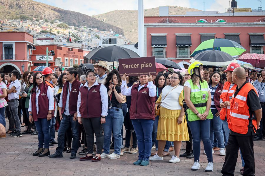 Participa Menchaca Salazar en 2° Simulacro Nacional