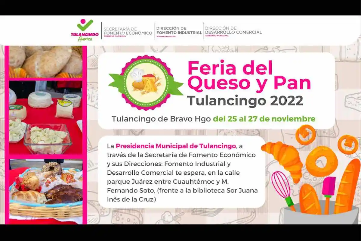 Fomento Económico Alista Fiesta de Queso, Pan y Miel  a Realizarse en Octubre en Tulancingo
