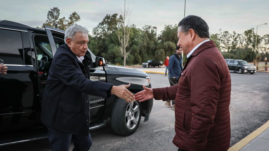 Andrés Manuel López Obrador Visitó el Estado de Hidalgo Para Supervisar la planta Coquizadora en Tula
