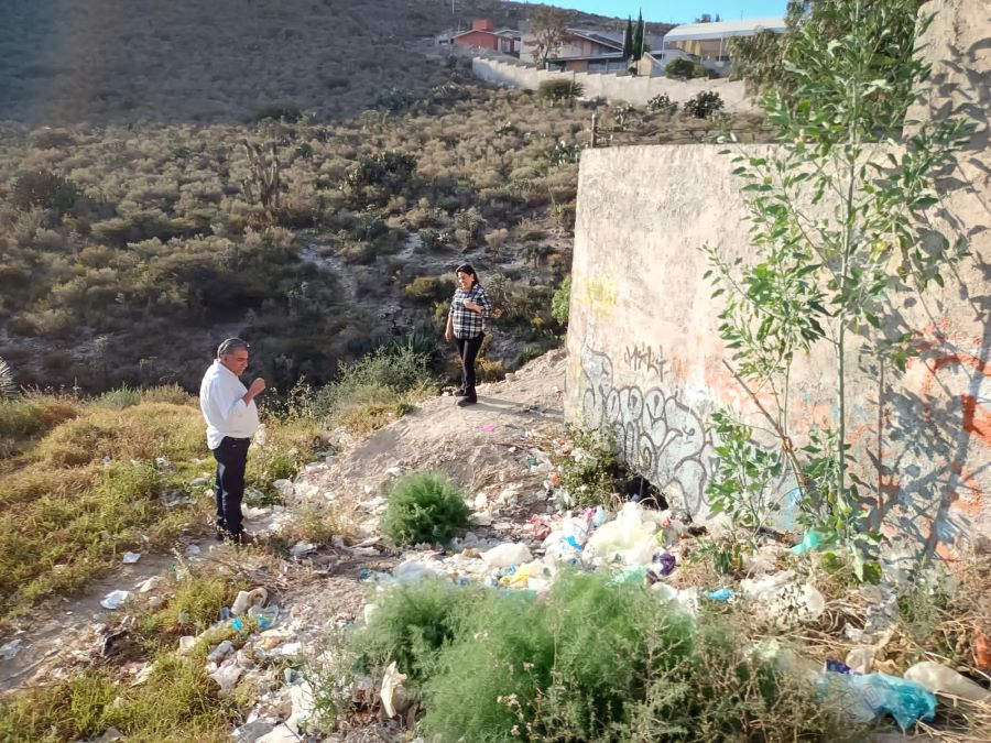 Atiende Semarnath Problemática de Tiradero Clandestino