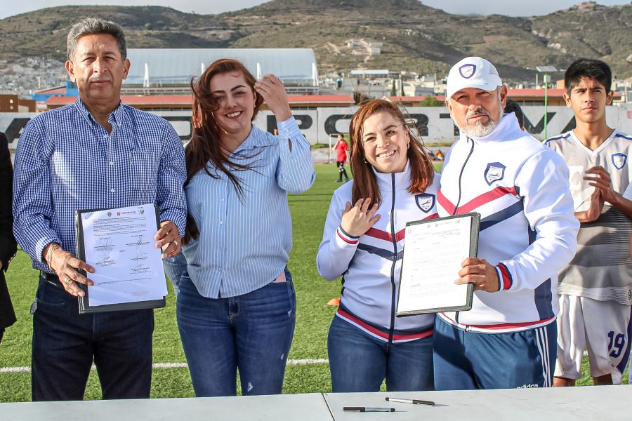 Beneficiarán a Niñez y Juventud Con El Primer Convenio de Colaboración en Materia Deportiva de la PIBEH