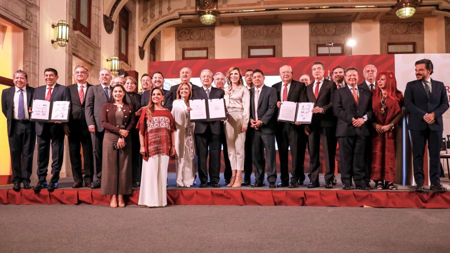 Hidalgo Firmo, Junto con 22 Gobernadores  Se Suma el Acuerdo Nacional IMSS-Bienestar
