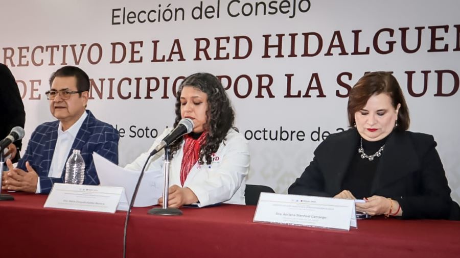 Eligen a los Nuevos Integrantes del Consejo Directivo de la Red Hidalguense de Municipios por la Salud