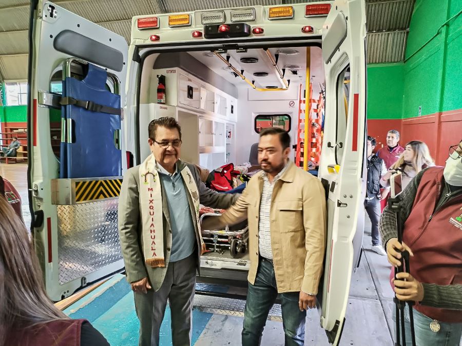 Mixquiahuala Recibe Apoyos Para Reforzar Seguridad Pública y Servicios de Salud