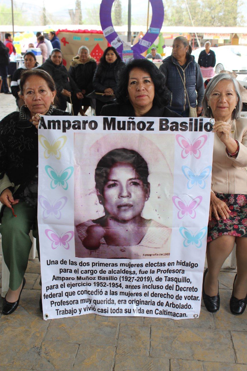 Reconoce IHM a mujeres pioneras en la vida política de Hidalgo