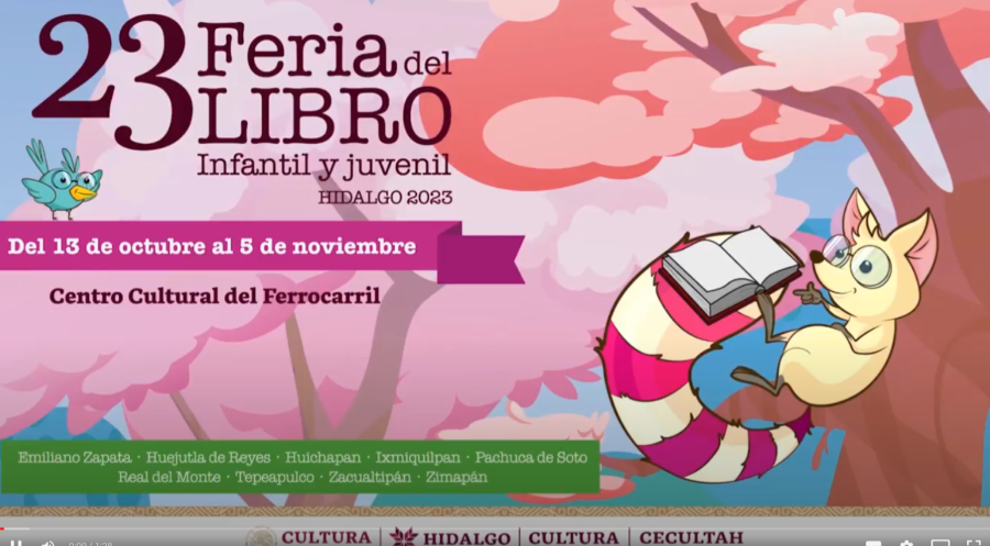 23° Feria del Libro Infantil y Juvenil Hidalgo 2023