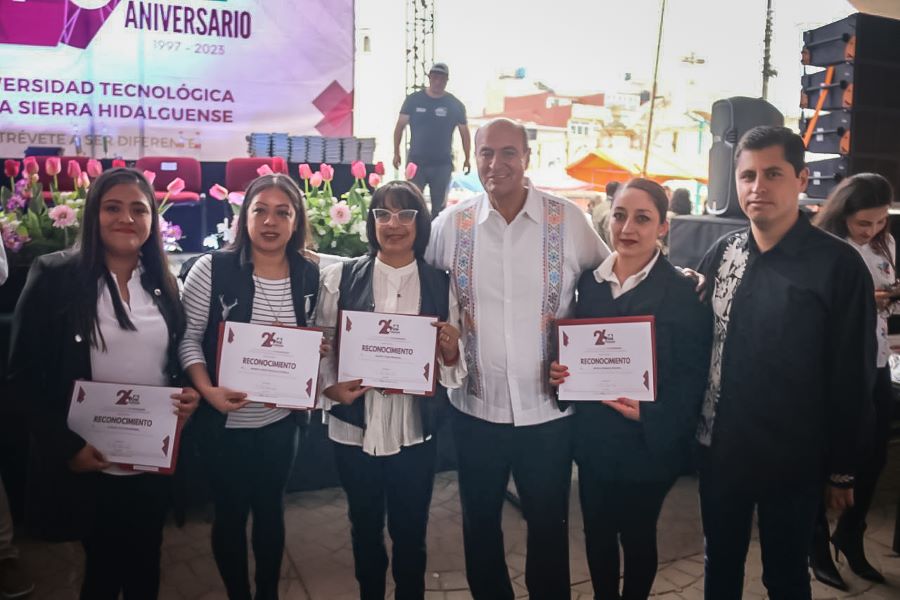 Celebra la Universidad Tecnológica de la Sierra Hidalguense,  XXVI Aniversario
