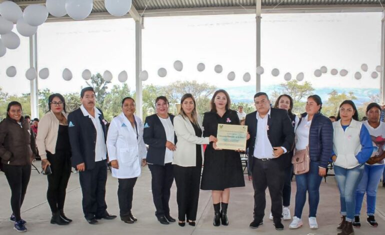 Comunidad de Huichapan Alcanza Certificación Como Entorno Saludable