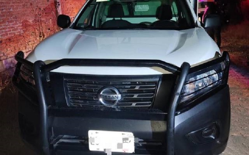 Balacearon la Camioneta de custodio, lo Asaltaron, La Policía Recupero el Vehículo, se Ignora quien lo Asalto