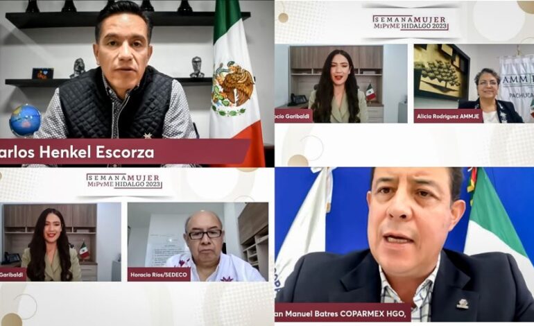 Inician Actividades de la Semana Mujer MiPyME Hidalgo 2023