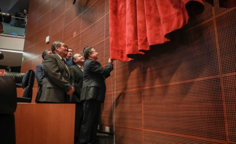 Inscriben En Muro de Honor del Senado De La República El Nombre del General Felipe Ángeles
