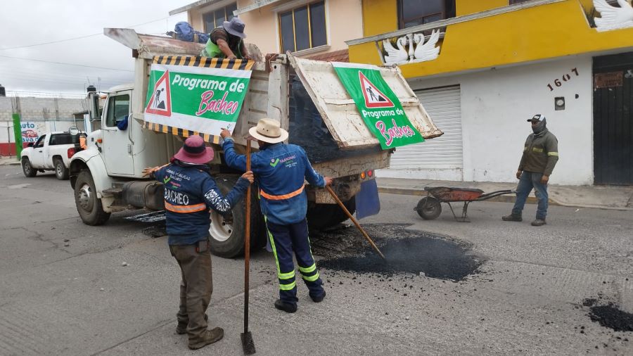 Programa de Bacheo Permanente de Tulancingo Llega a Puntos de Mayor Afectación